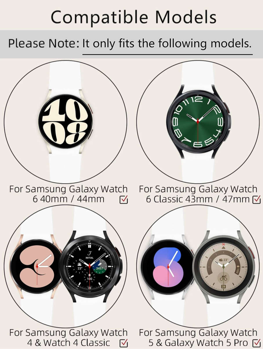 SAMSUNG Galaxy Watch 6 WHITE Buckle Strap