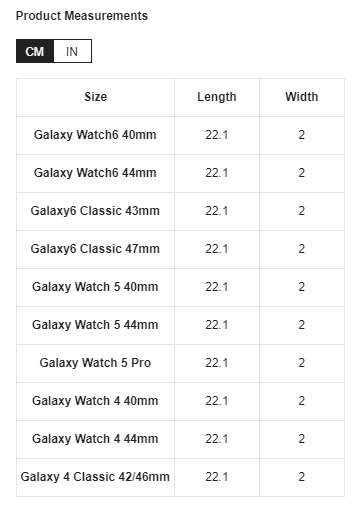 SAMSUNG Galaxy Watch 6 WHITE Buckle Strap