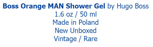 BOSS Orange Shower Gel