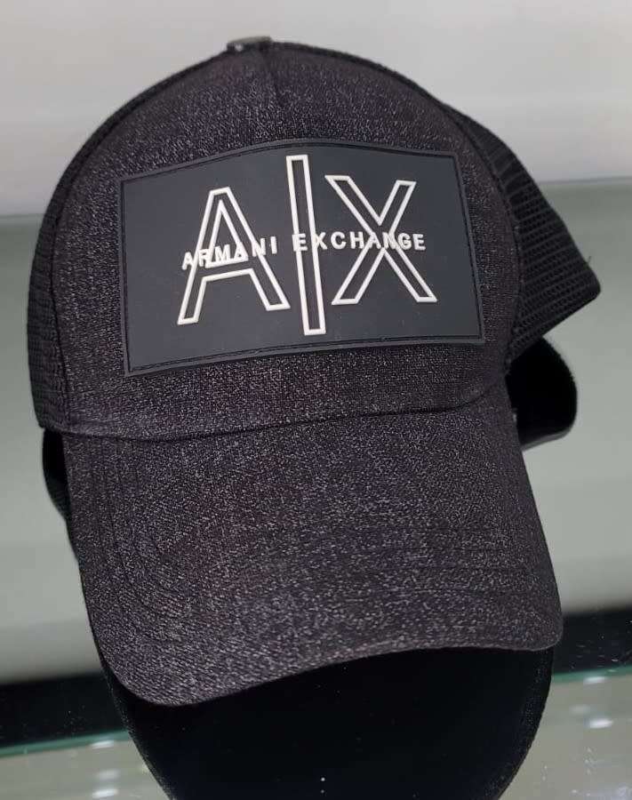 Armani Xchange Black Webbed Cap ***Bought in DUBAI***