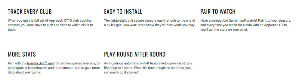 ***GOLF*** Garmin Approach CT10 Sensors  x  14