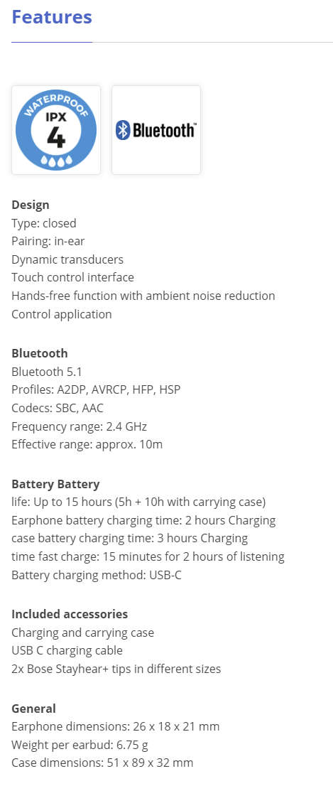 BOSE Sport Wireless Earbuds ***LIMITED EDITION***