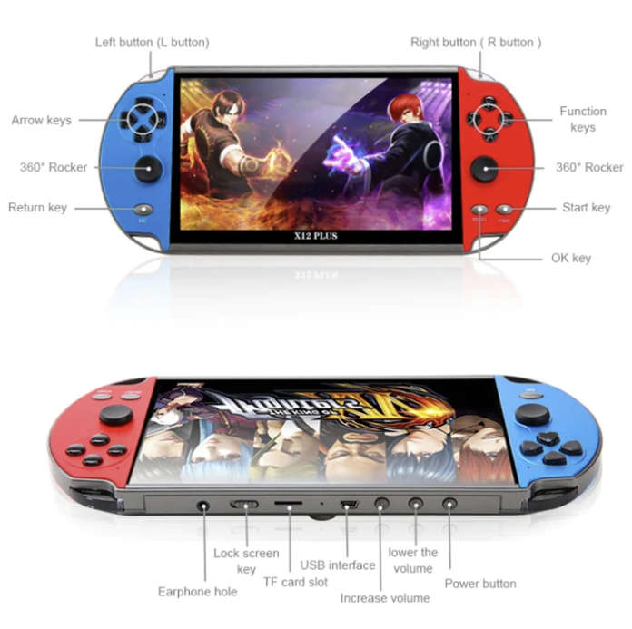 7inch HD Handheld Gaming Console