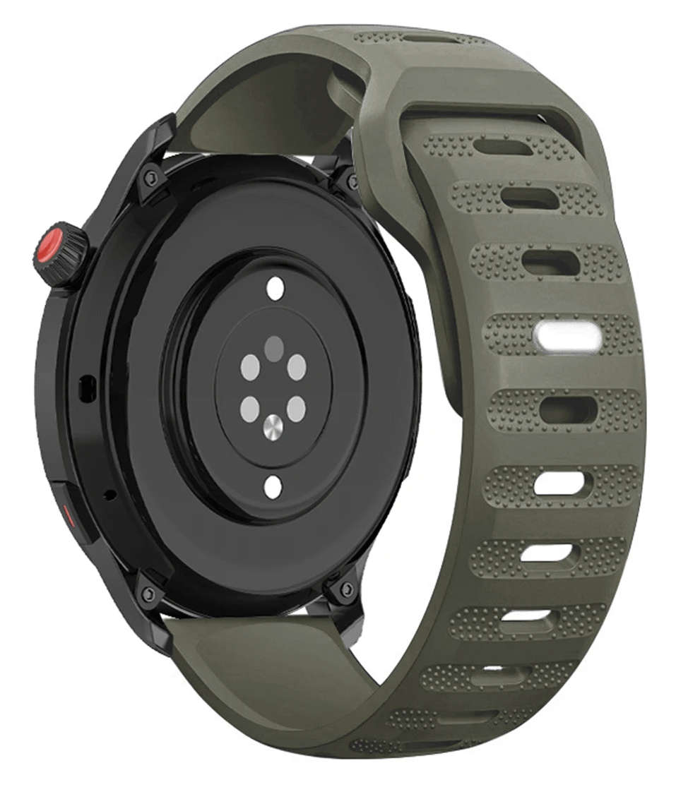 Samsung Watch 6 Silicone Quick Release Strap (Army Green)