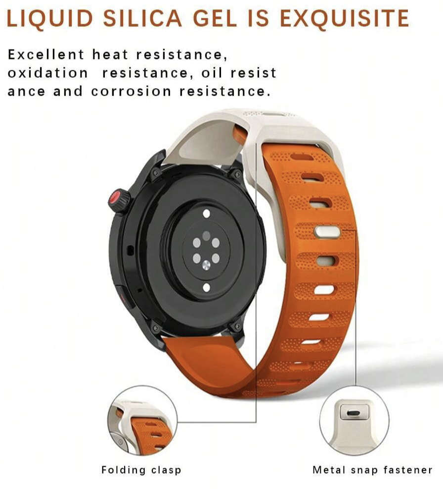 Samsung Watch 6 Silicone Quick Release Strap (Army Green)