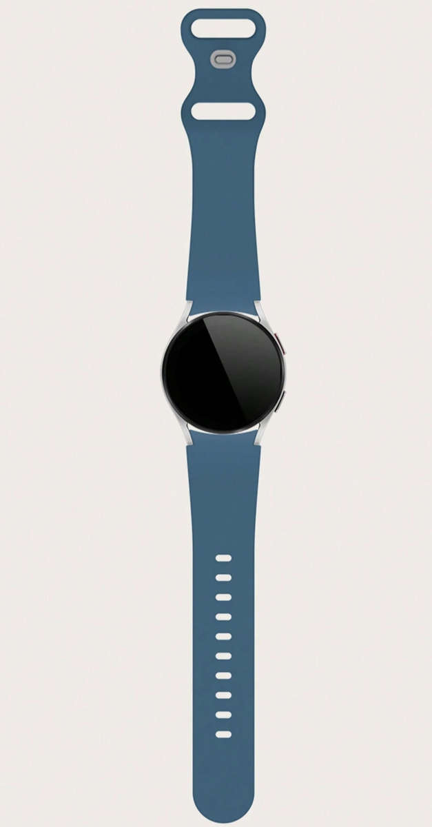 Samsung Watch 6 Butterfly Buckle Silicone Strap (Deep Sea Blue)