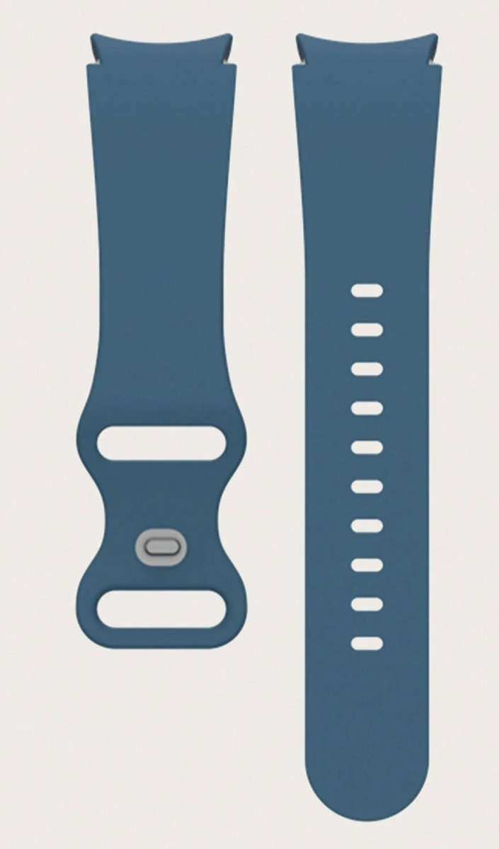 Samsung Watch 6 Butterfly Buckle Silicone Strap (Deep Sea Blue)