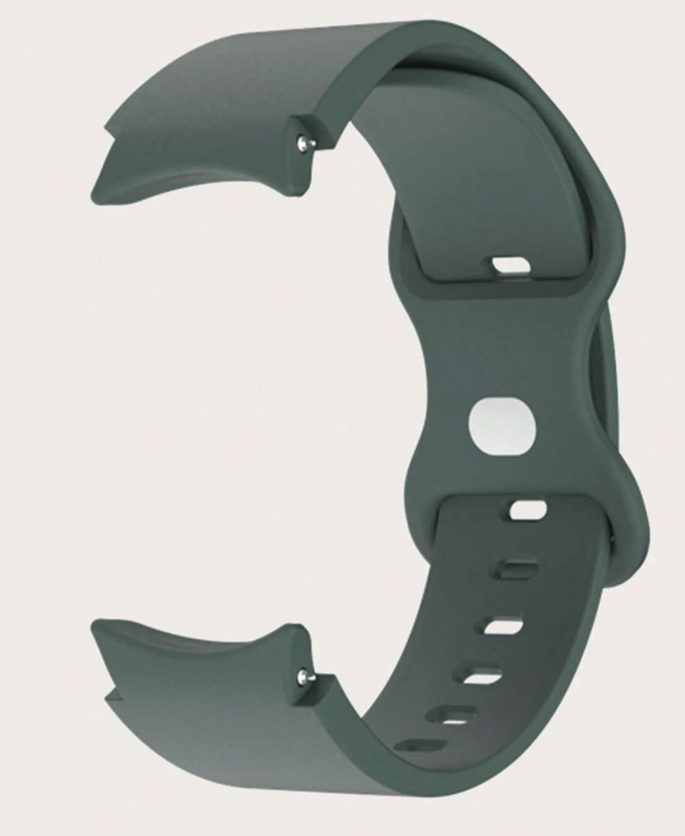 Samsung Watch 6 Butterfly Buckle Silicone Strap (Golf Green)