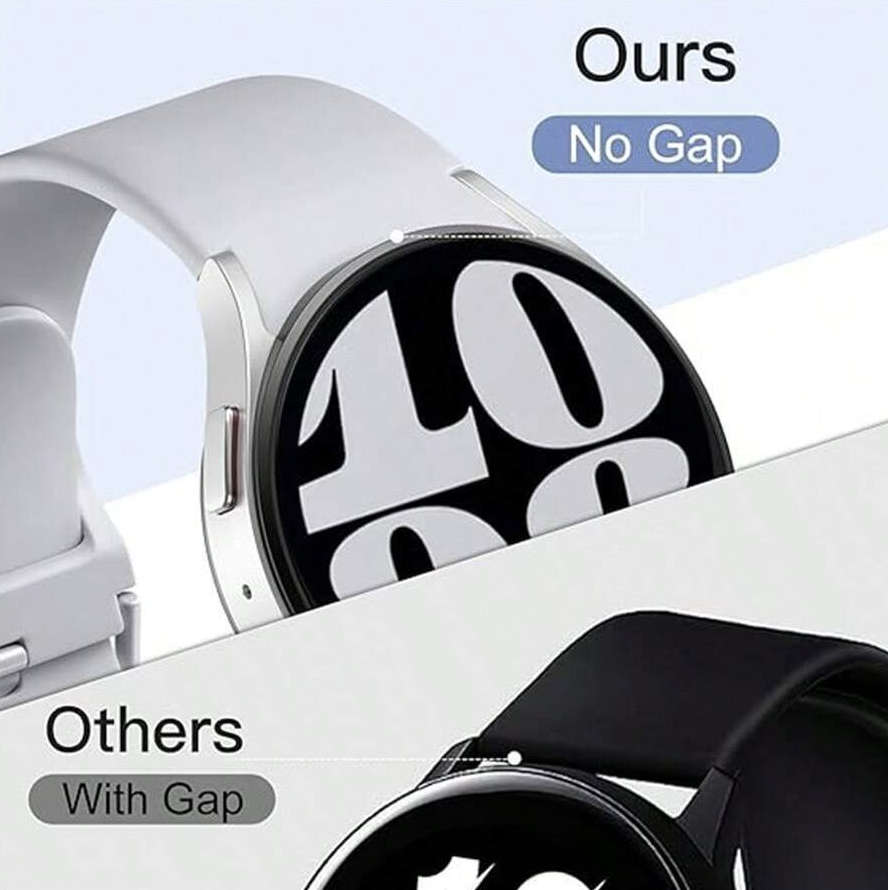 Samsung Watch 6 Butterfly Buckle Silicone Strap (White)