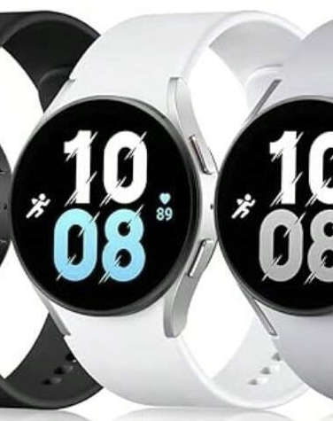 Samsung Watch 6 Butterfly Buckle Silicone Strap (White)