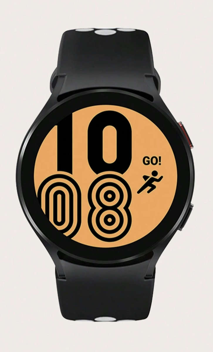 Samsung Watch 6 Buckle Two Colour Strap (Black/White)