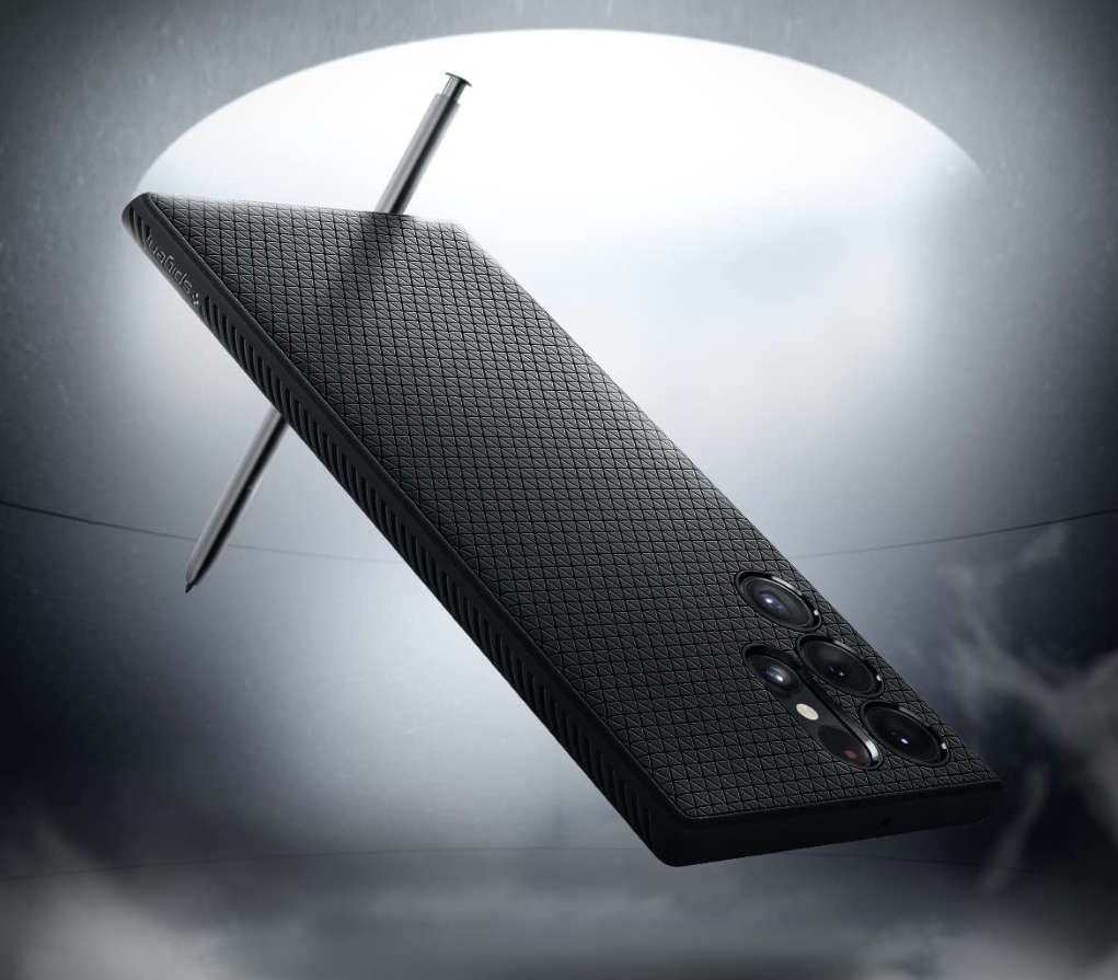 Spigen Liquid Air designed for Samsung Galaxy S22 ULTRA - Matte Black