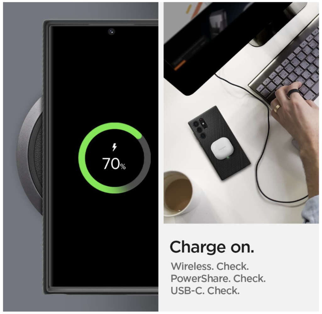 Spigen Liquid Air designed for Samsung Galaxy S22 ULTRA - Matte Black