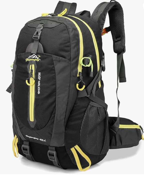 40L Unisex Water Resistant Travel / Hiking Backpack