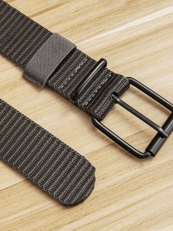 Army Green Webbed Canvas Belt