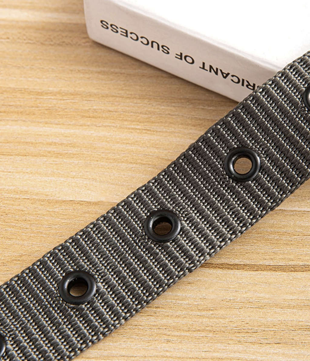 Army Green Webbed Canvas Belt