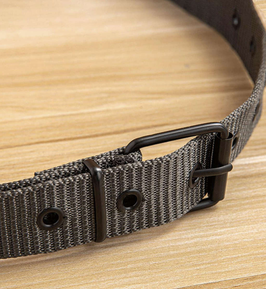 Army Green Webbed Canvas Belt