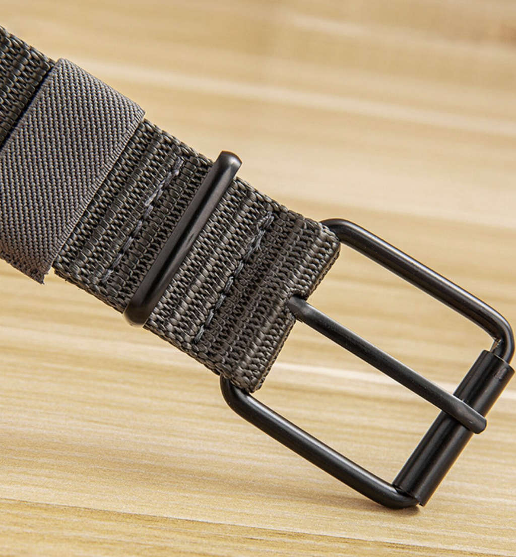 Army Green Webbed Canvas Belt