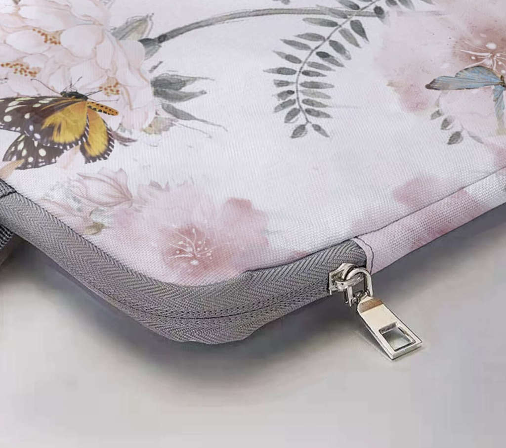 Flower & Butterfly 3D Print Laptop Bag