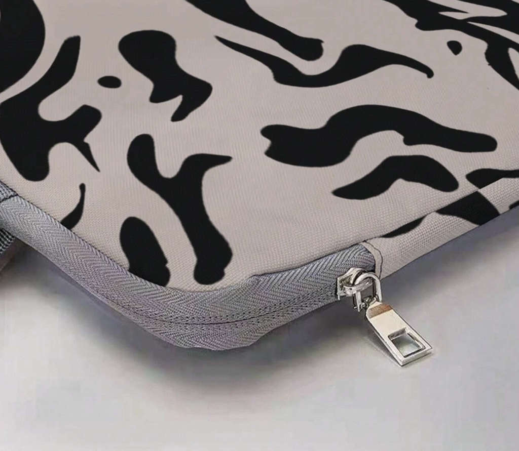 Zebra Striped Laptop Bag