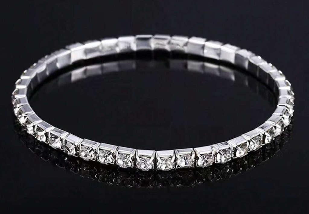 Decor Silver Tennis Bracelet