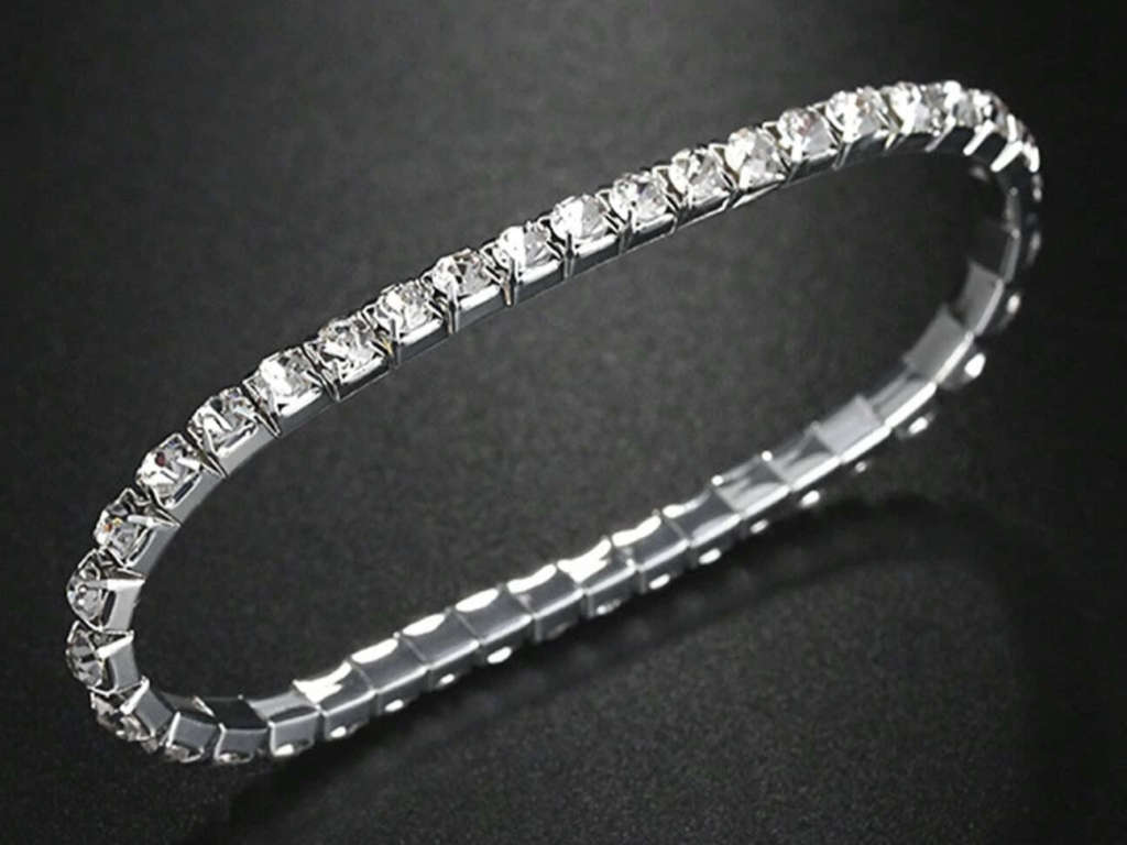 Decor Silver Tennis Bracelet