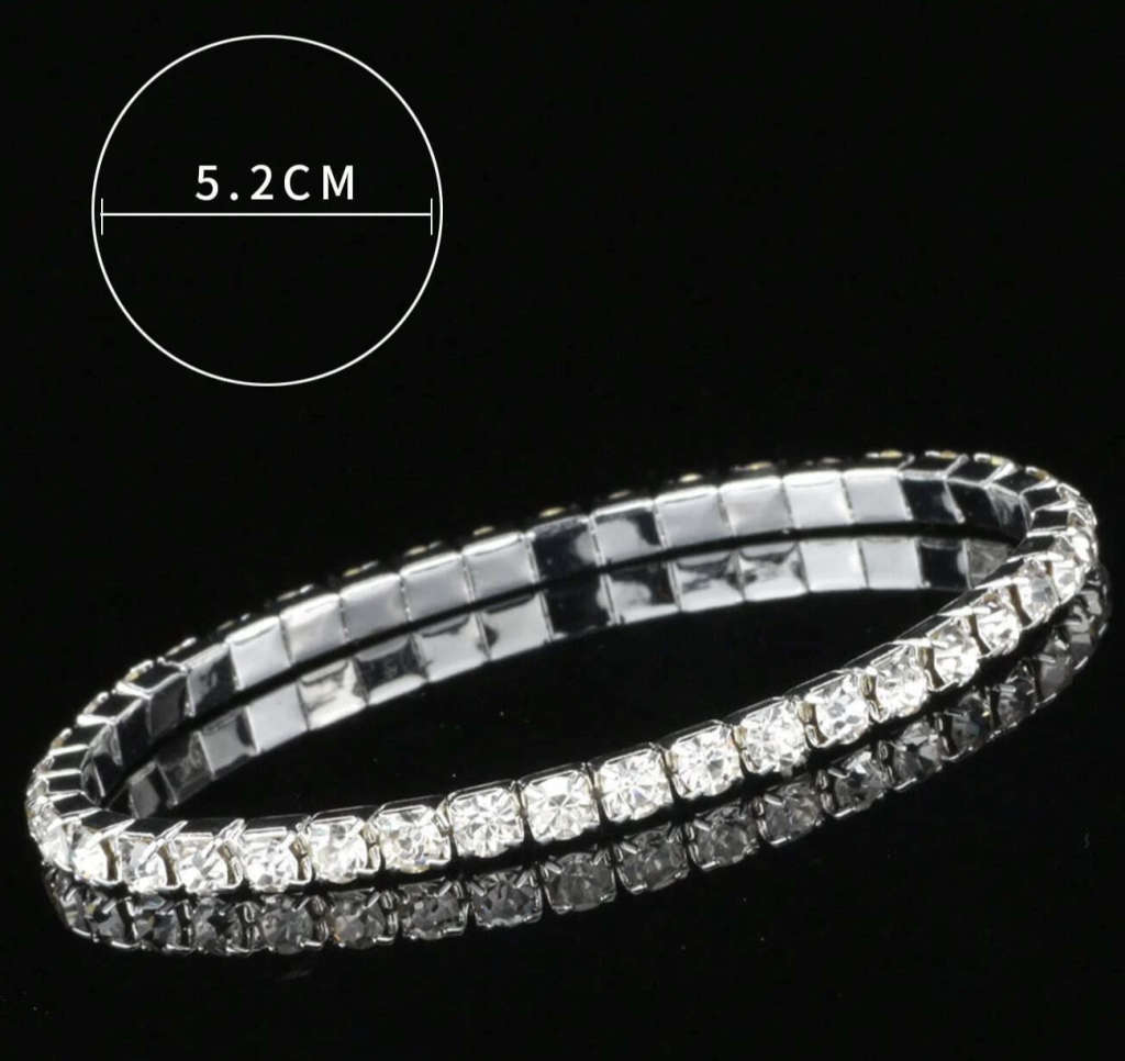 Decor Silver Tennis Bracelet