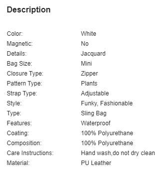 Ladies Simple Sling Bag