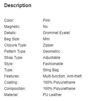 Pink Ladies Sling / Crossbody Bag