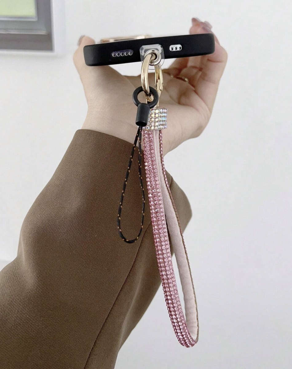 Pink Bling Keychain / Phone Lanyard