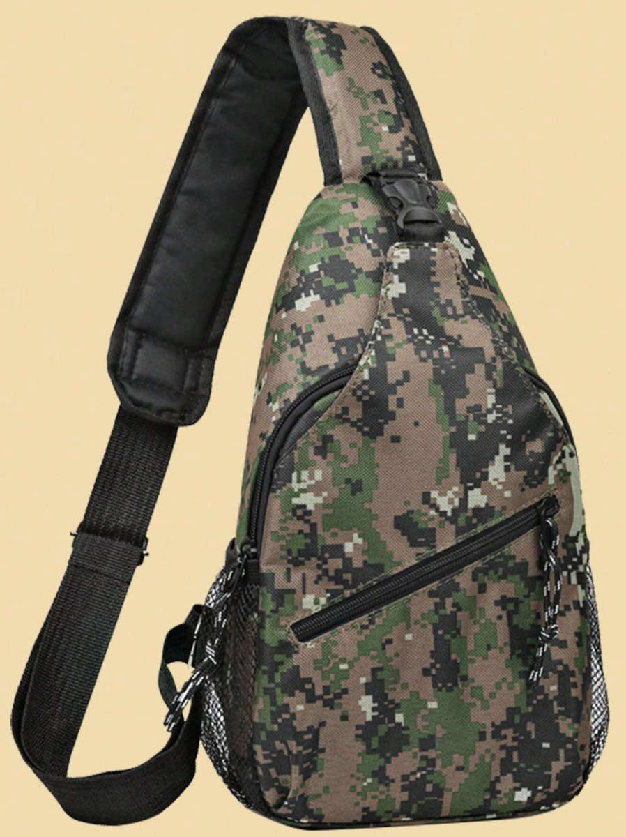 Camo Sachel Bag