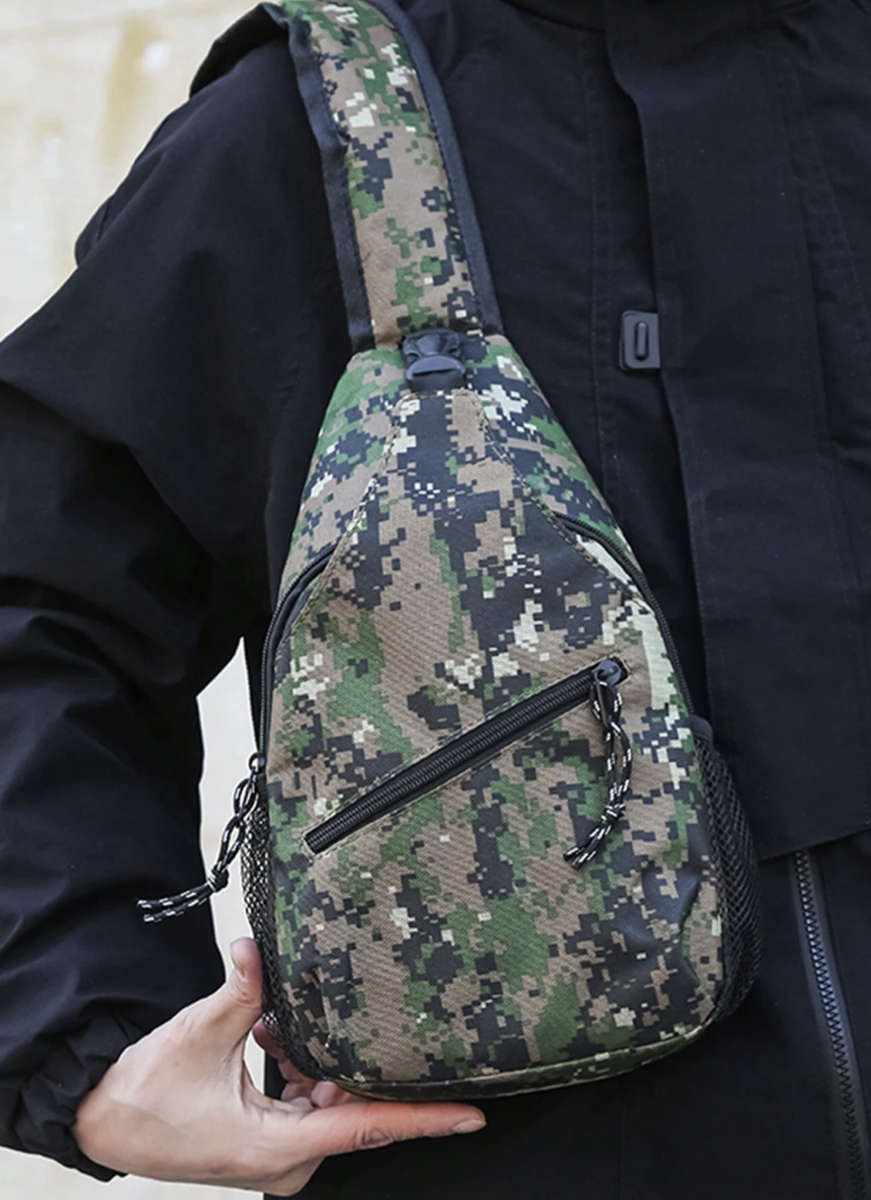 Camo Sachel Bag
