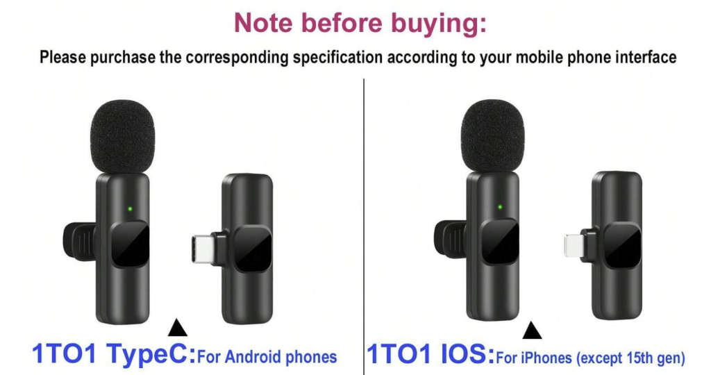 Wireless Microphone for iPhones