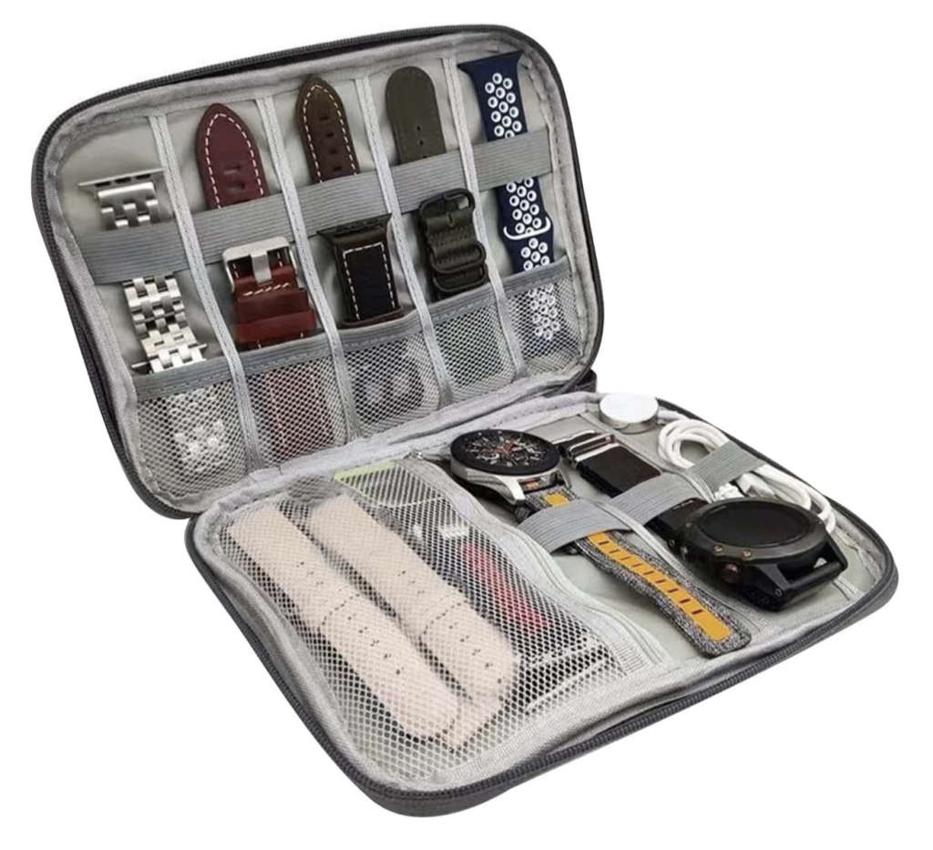 Smartwatch Strap Storage Bag (Grey)