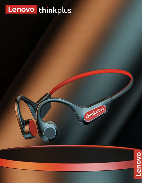 Lenovo- Thinkplus X3 Pro Bone Conduction Wireless Headphones (Black)