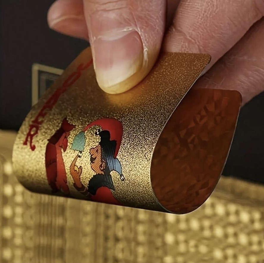 Gold Waterproof Playing Cards - Casino Grade