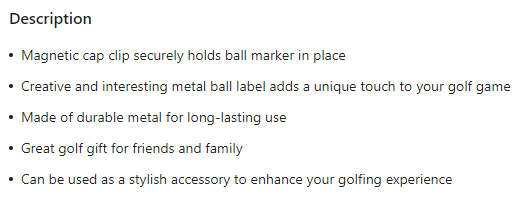 GOLF - Tiger Woods Masters Ball Marker