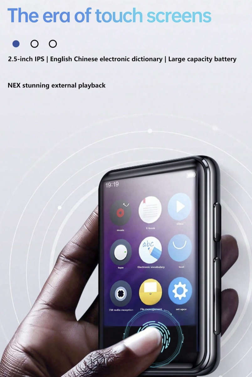 Mp3/Mp4 Player, FM Radio, Voice Recorder, 1.8 Inch Color Screen, Micro Sd Card slot, E-Book Reader