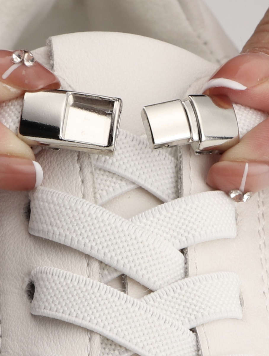 No Tie Shoelace (White)