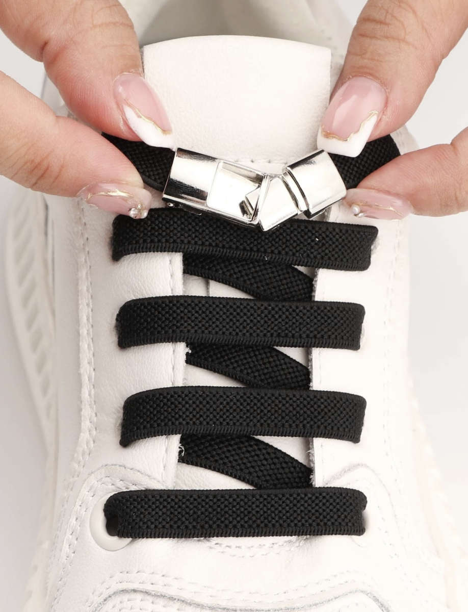 No Tie Shoelace (Black)