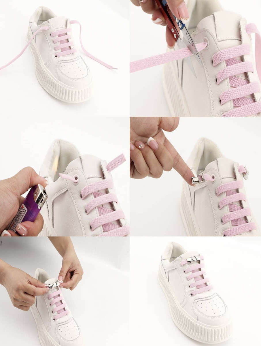 No Tie Shoelace (Pink)