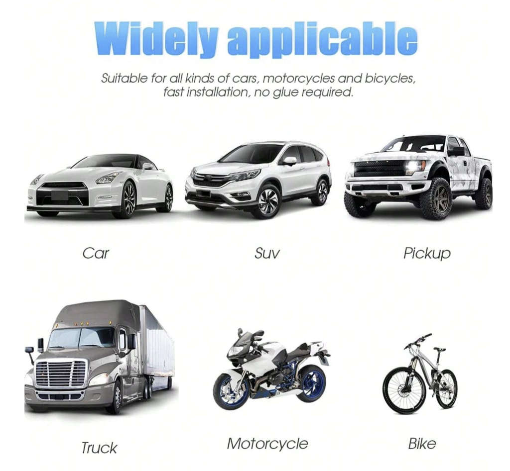 Star Orange Glow-in-the-Dark Tyre Valve Cap