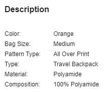 40L Unisex Water Resistant Travel / Hiking Backpack (Orange)