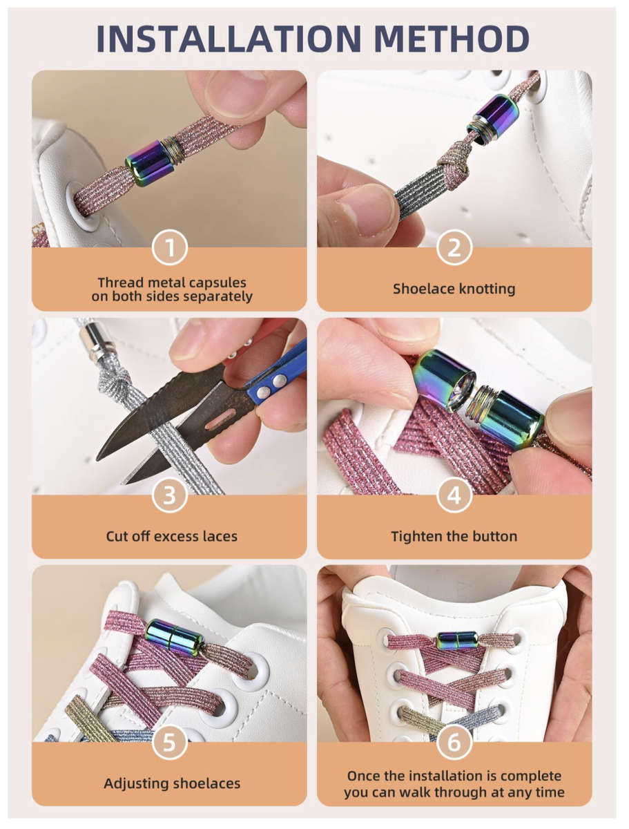 No Tie Shoelace (Candy)