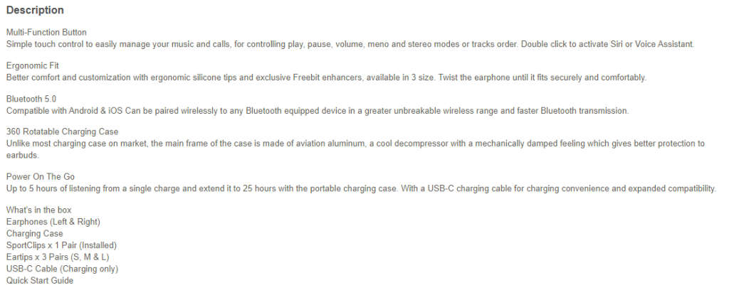 Monster Airlink Wireless Earphones