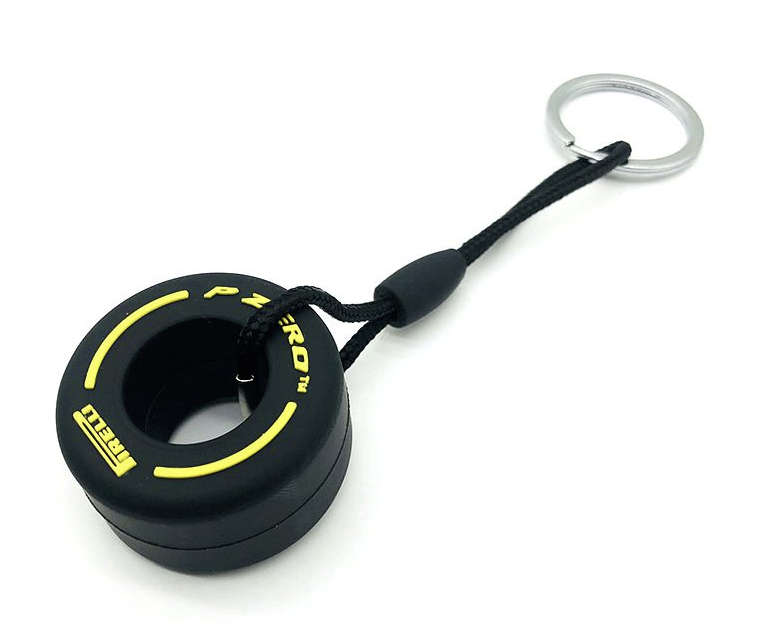 F1 Tyre Keyring (Yellow) ***Bought @ Jeddah Grand Prix***