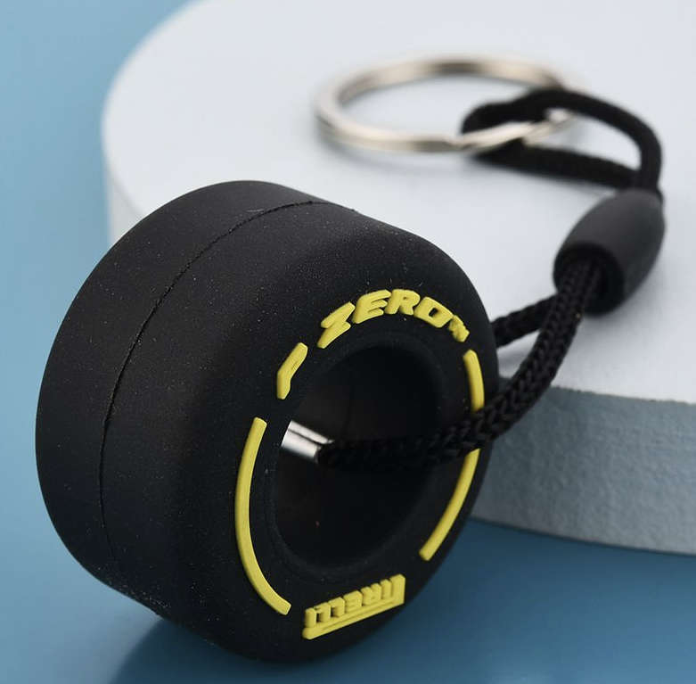 F1 Tyre Keyring (Yellow) ***Bought @ Jeddah Grand Prix***