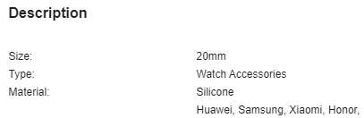 Grey Strap for Samsung Watch