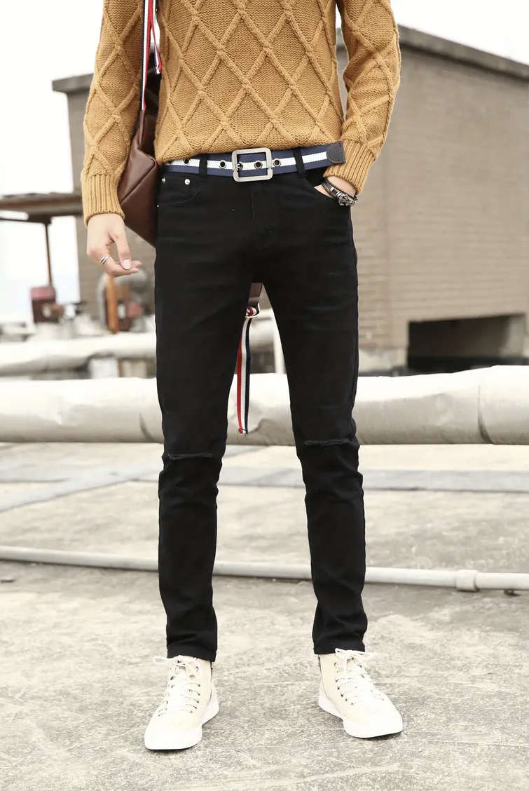 ***Golf*** White / Black Belt