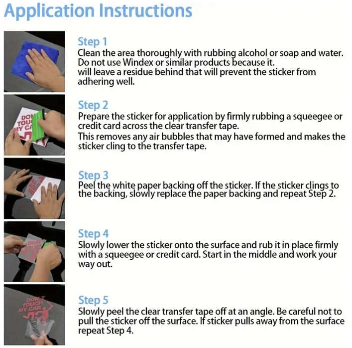 Flame Reflective Stickers 2pcs